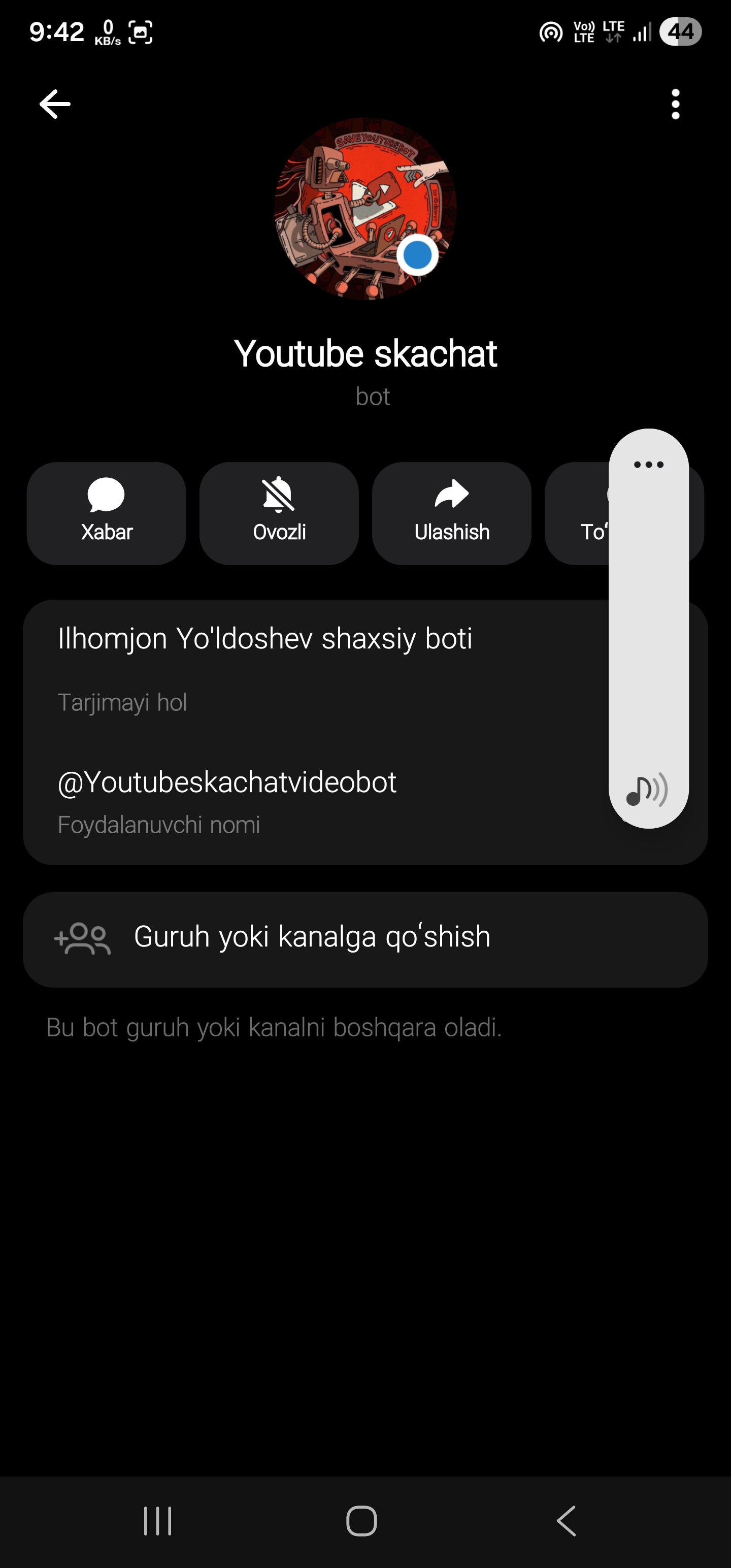 Studentlar uchun  kvartira